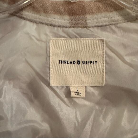 Thread & Supply Tullis Shacket for Women in Cream/Tan - Picture 7 of 13